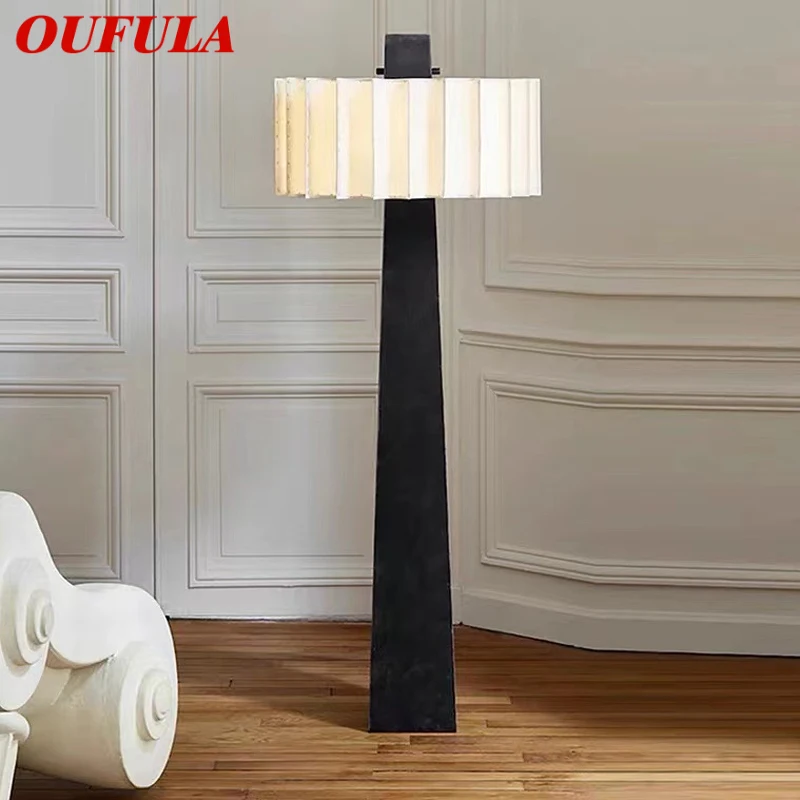 

OUFULA Contemporary Floor Lamps LED Nordic Fashion Simple Design Standing Light for Home Living Room Bedroom Decor
