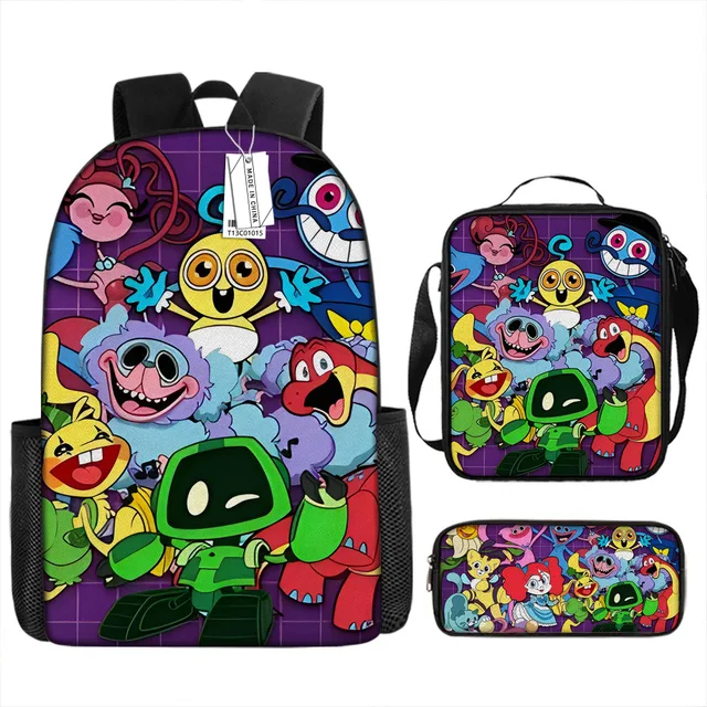 Roblox Rainbow Friends Black Anime Backpacks Poly/Cotton Blend Polyester  Anime Bag Anime Merchandise - Costumeslive.com