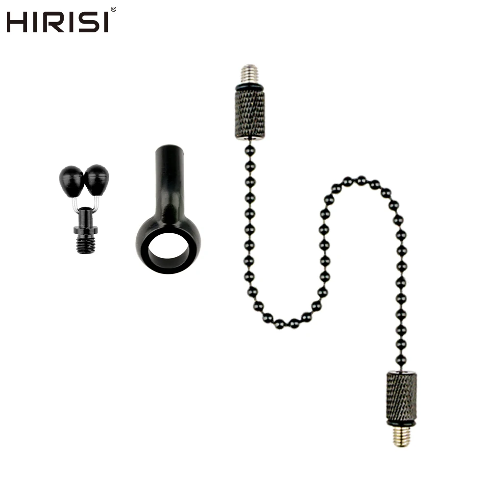 Indicateur de touche swinger pour carpe fishing avec chaîne inox et bobbins réglables