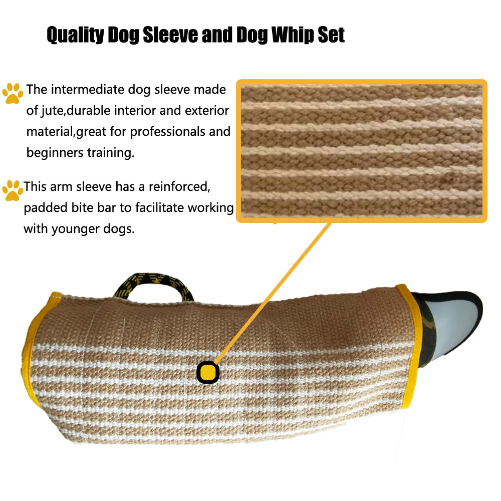 Separable Dog Bite Sleeve Dog Training Bite Tug Protective Sleeve Training Agility Equipment Pet Products Toys
