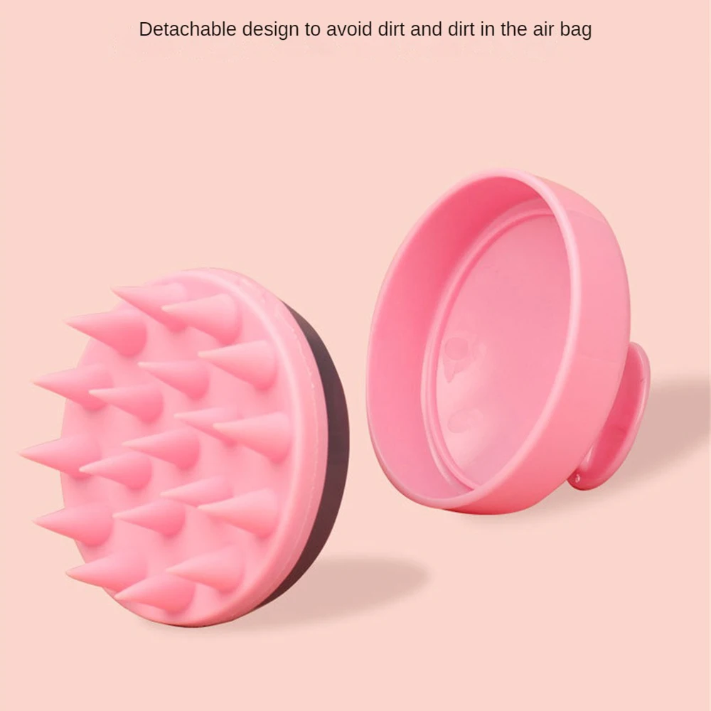 Plastic Silicone Massage Comb  Clean The Scalp Thoroughly Scalp Massage Easy Foaming Head Massage Brush Shampoo Brush Bath Comb