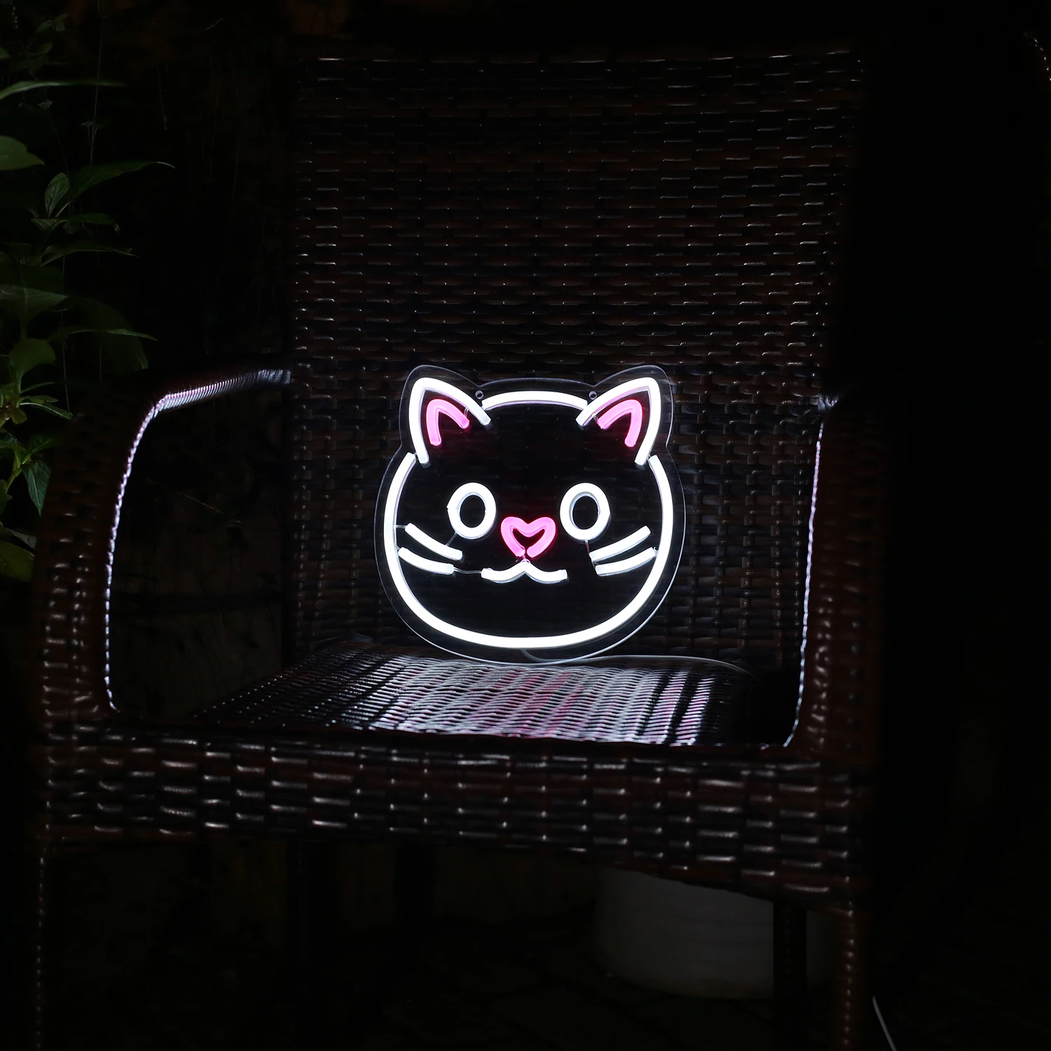 

Cat Neon Sign for Bedroom Decor USB Operated Neon Light Sign for Party, Girls Neon Sign Dimmable LED Neon Light for Wall, Cute