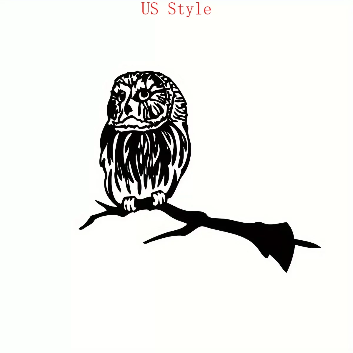 

1pc Owl Tree Stake Bird Metal Silhouette Animal Sign Metal Decoration Cutout Rustic Outdoor Home Garden Decor Housewarming Gift