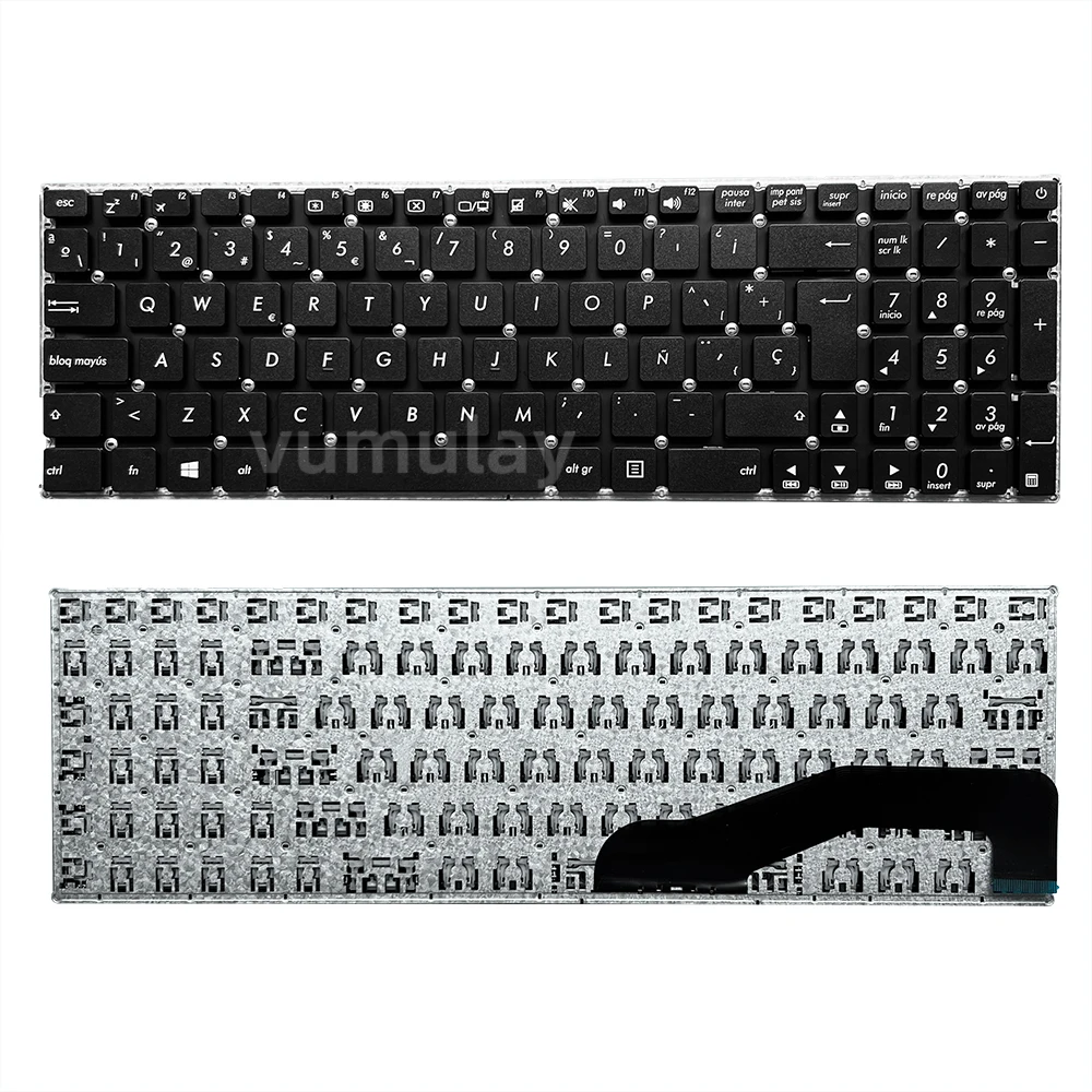 

Spanish Keyboard for ASUS X540 X540s X540l X540sa X540sc R540 R540sa R540la A540 A540sa A540sc A540l A540 A540u X543U R543M X544