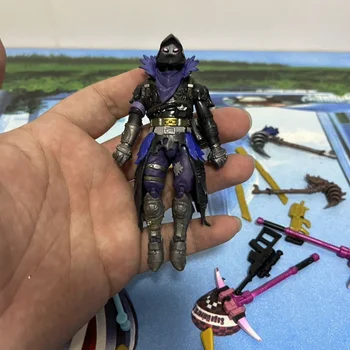 10cm Fortnite Action Figure Model Toy Game Figure RavenJoint Mobility PVC Figures Model Toy Doll Kids Birthday Christmas Gift