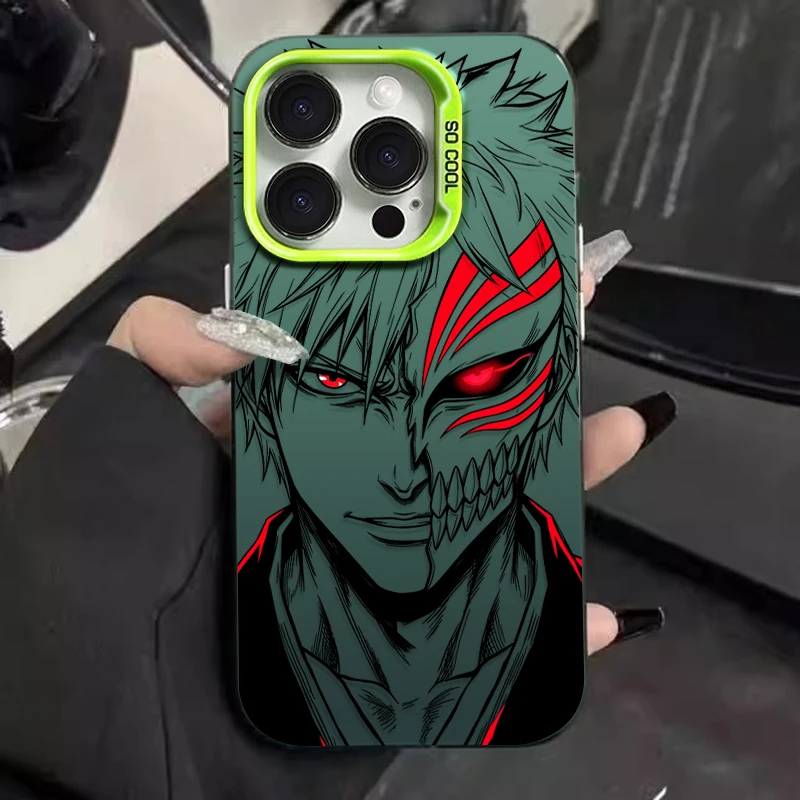 Vibrant Anime BLEACH ICHIGO ULQUIORRA Phone Case Design