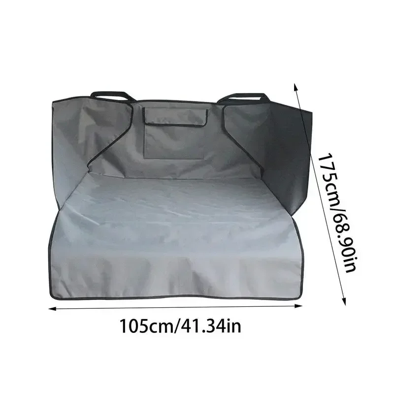 

Универсальные безопасные аксессуары для переноски, сиденье, защита от грязи, автомобильный протектор, Дорожный Коврик для домашних животных, задний коврик для кошек и собак с защитой от царапин