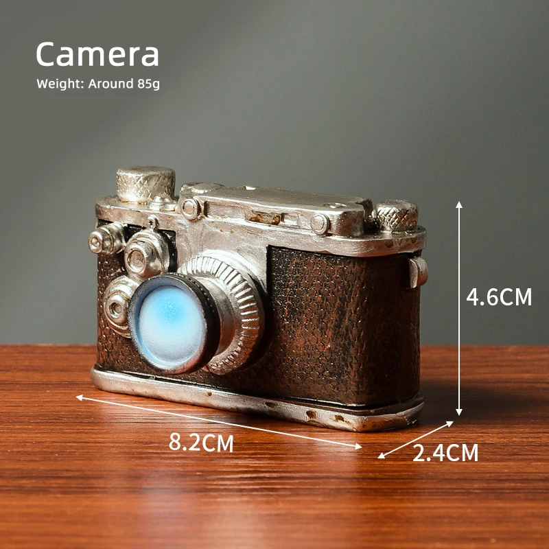 Nostalgia Retro Room Decor Miniature Items Ornaments Camera