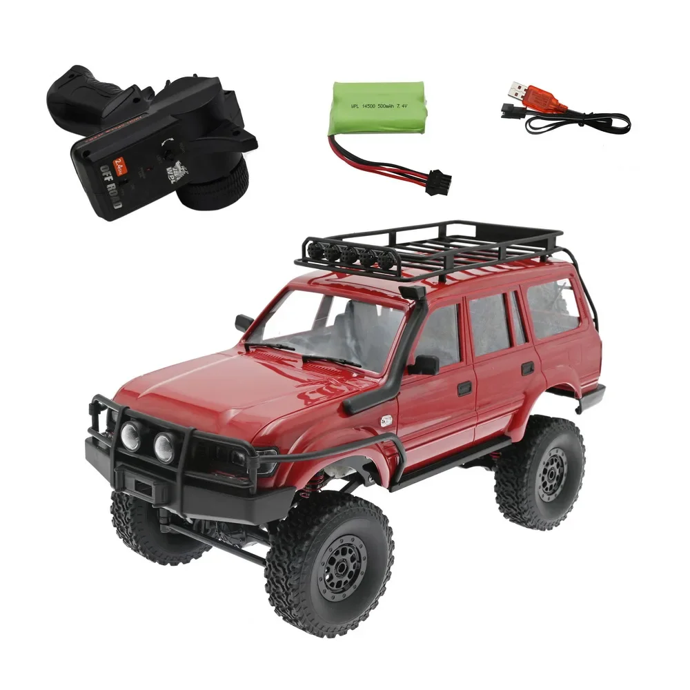 WPL C54-1 RC CAR C54 CAR LC80 Crawler Simulate Full Scale 260 Motor Off Road Climbing Monsterk WPL 4WD Kids Gift 4