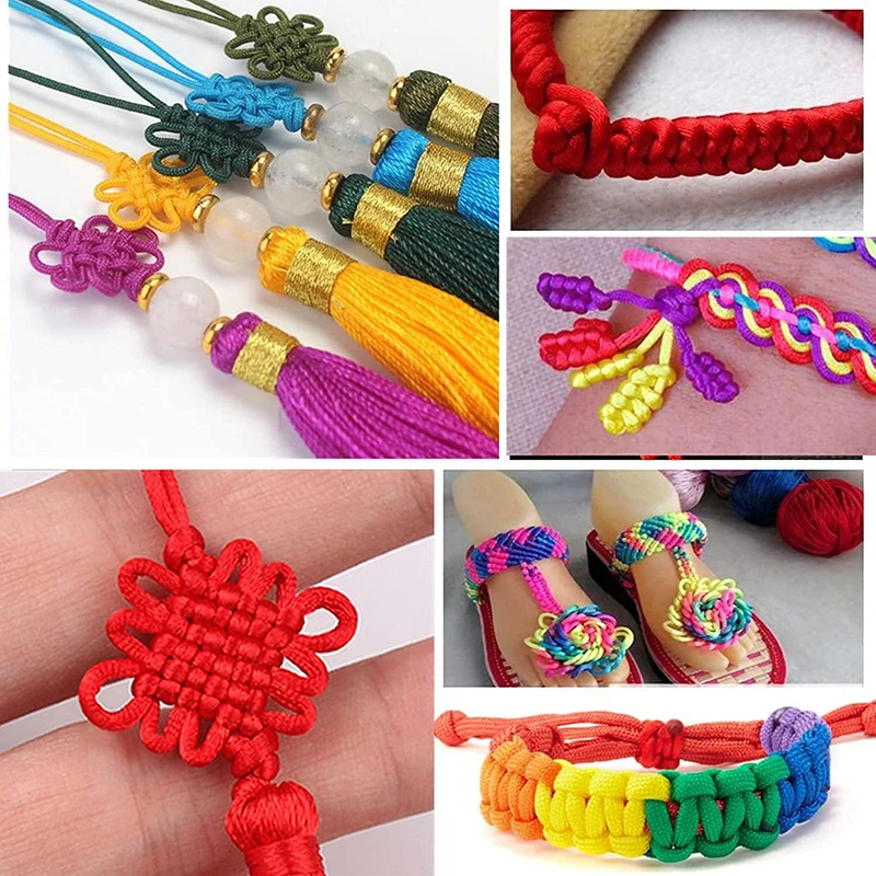 20 M rattail string satin cord nylon trim cord necklace beading craft DIY jewelry making silk thread silk bracelet string nylon cord satin cord silk cord