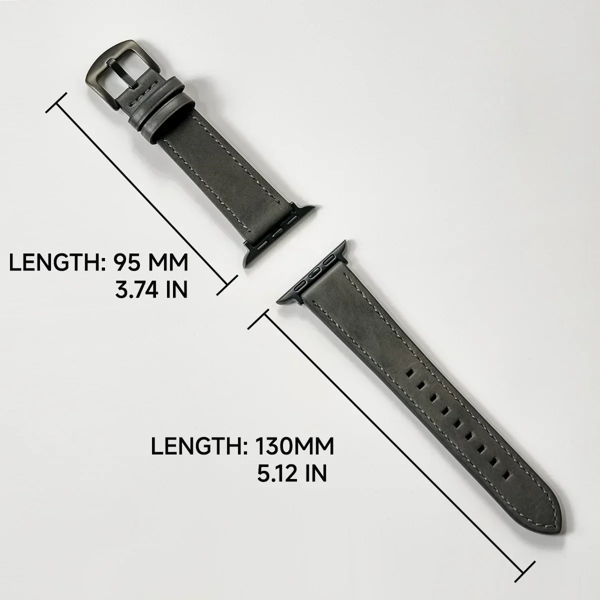 Elegant Leather Strap for Smartwatch Bands - Classic Design Bracelet