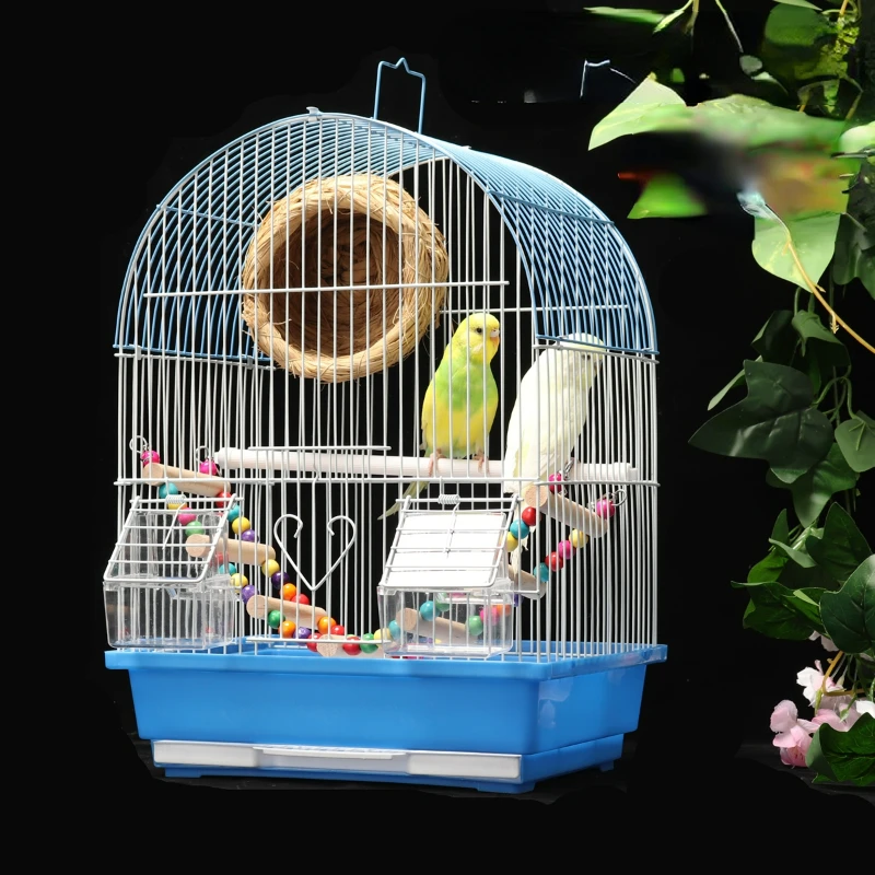 

Canari Small Bird Cages Parrot Stand Outdoor Budgie Portable Bird Cages Feeder Pigeon Jaulas Para Pajaros Pet Products YY50BC