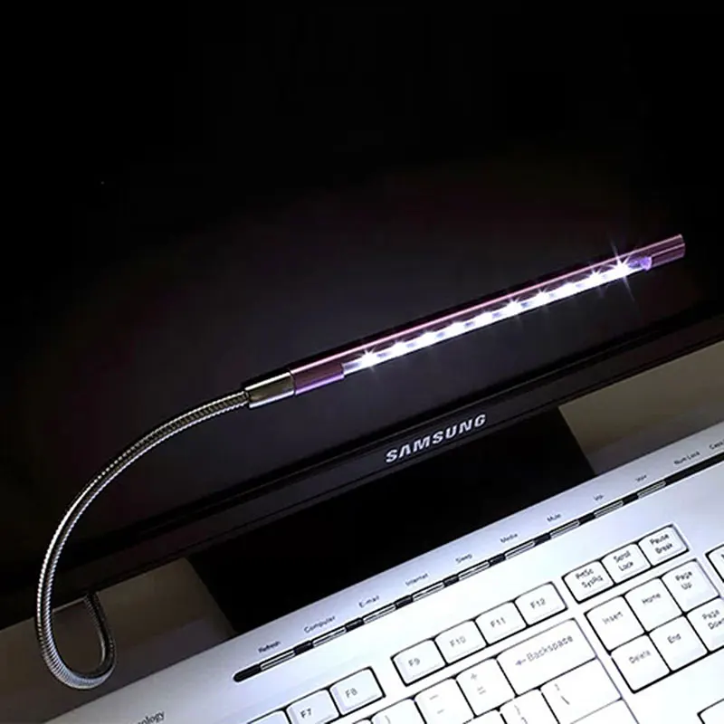 Portable USB Book Light Reading Lamp USB Powered Mini LED Night Light PC Computer Notebook Lights Flexible Study Table Lamp led light,night light,mini night light,book light,mini led light,led desk lamp