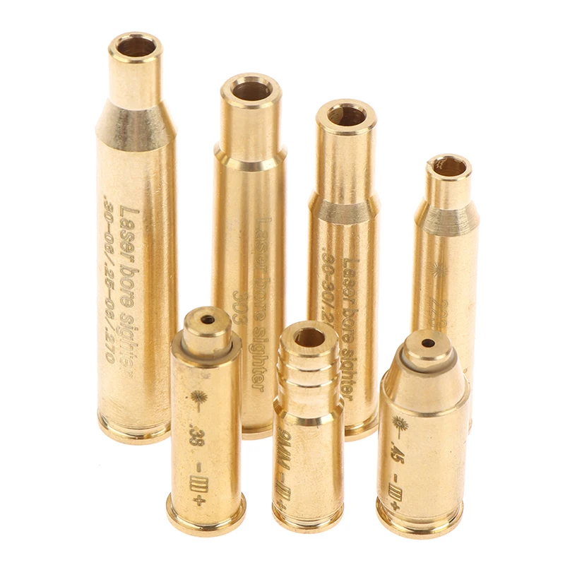 Red Dot Laser Boresighter for Rifle Scope .223/5.56/9mm/308/7.62/.45/30-06 Cartridge Hunting Gun Accessories