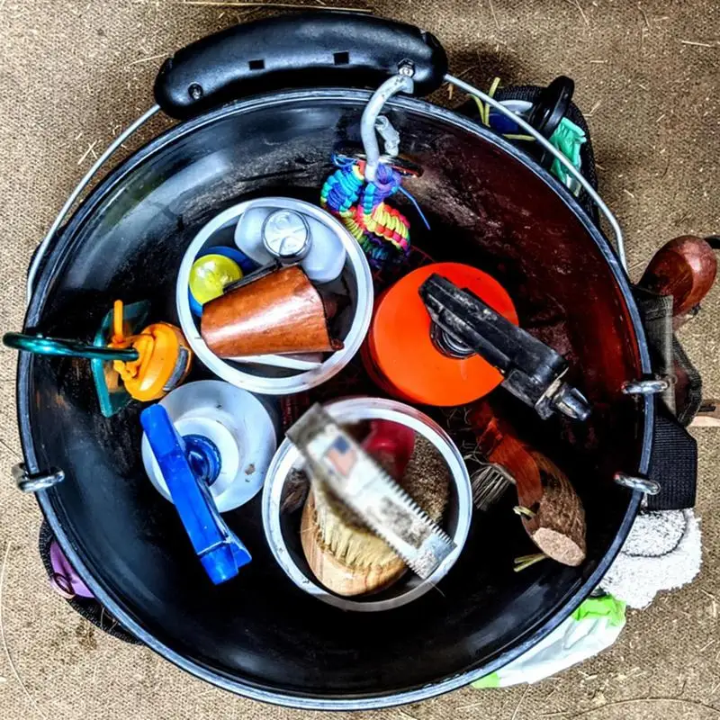 Organisateur de seau d'outils de lavage de voiture pour sac de rangement d' outils de jardin de seau de 5 gallons 