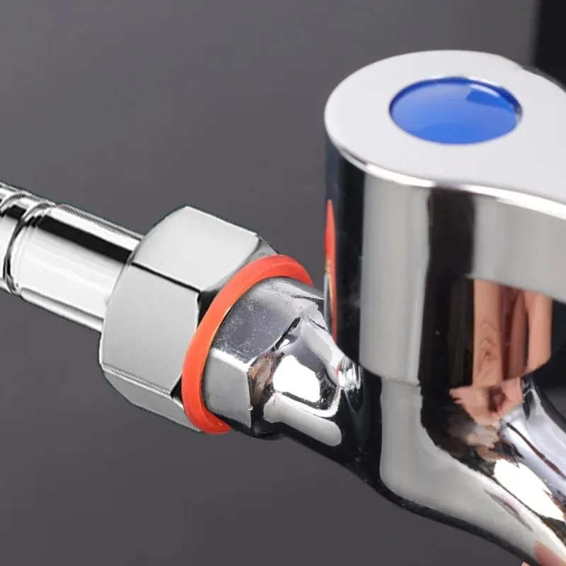 S3643af9f86e44ebd92455a10a247c1086 60/10PCS Faucet Leak-proof Sealing Gasket Rubber Pipe Hose Sealing Washer Silicone Gasket Seal for Plumbing Plug Prevent Leakage Mallzona