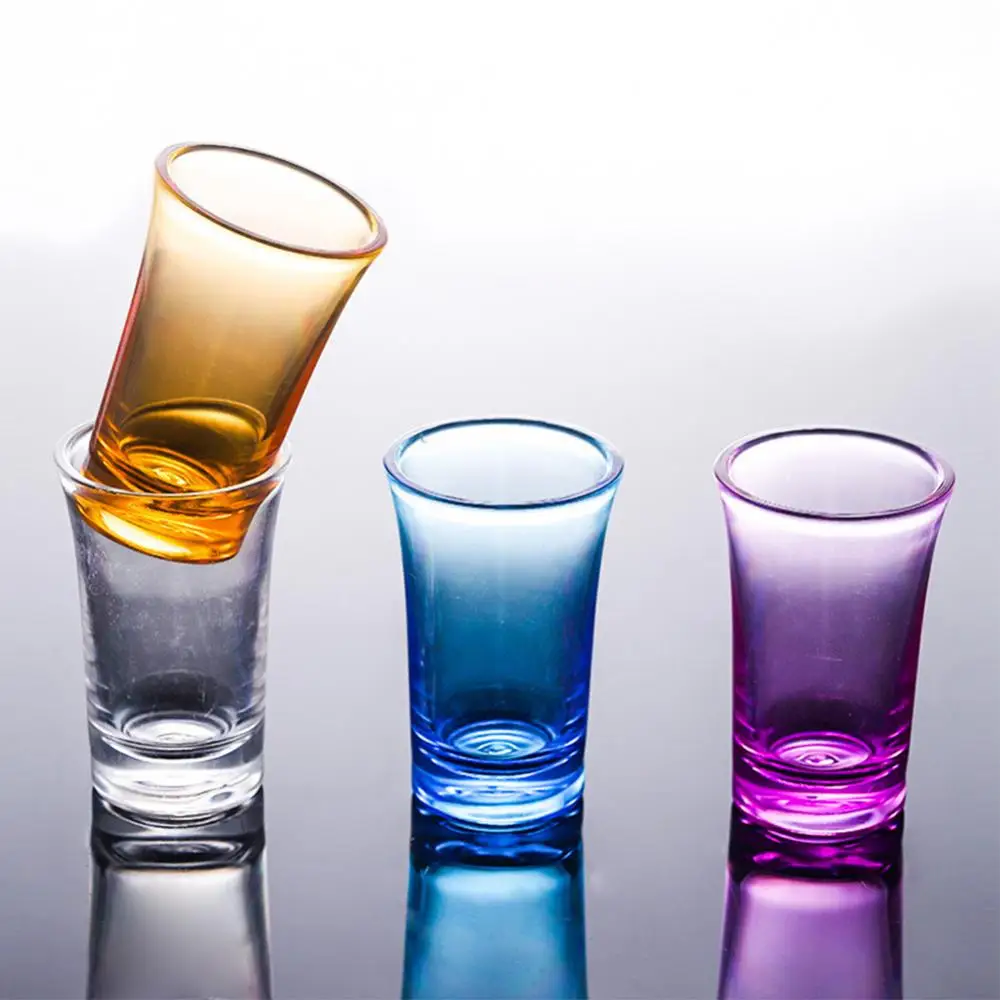 Description Picture 5 of itemNEW Shot Glass Plastic Spirits Shot Cup Party Bar Club Drinking Tool Wedding Wine Glasses Cocktail Pint Vodka Cups Glass