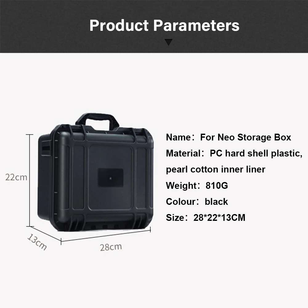Drone Case Explosion-Proof Case For DJI NEO Storage Bag Portable Waterproof Box Hard Shell for DJI Neo Drone Accessories