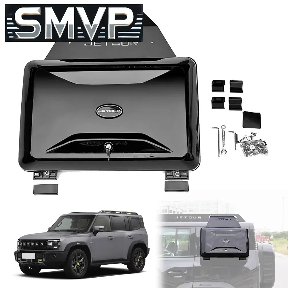 Nuovo Per Chery Jetour Traveller T2 Lato Auto Zaino Scatola del Tetto Portapacchi per Auto Camperize Van Accessori Loop Parti Esterne Automob - Image 2