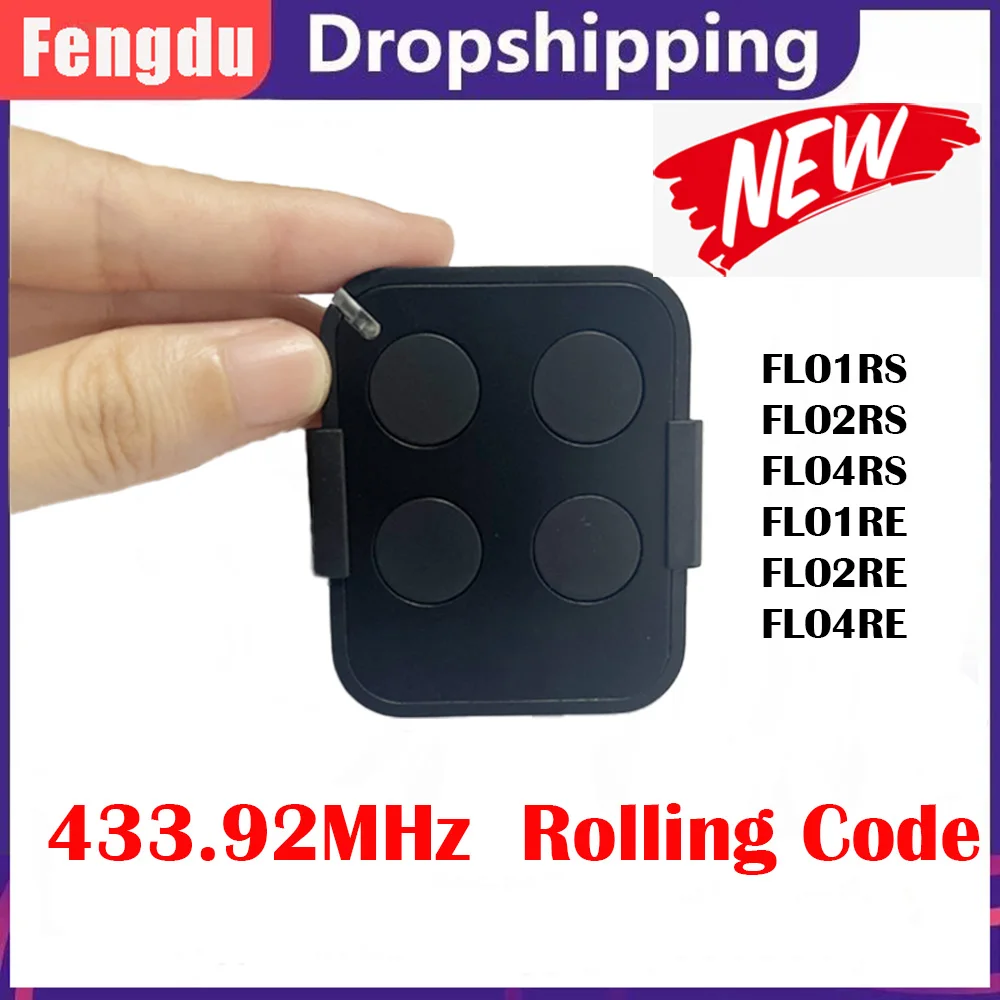 Garage Door Remote Control 33.92MHz  Duplicator ERA FLO1RE FLO2RE FLO4RE Rolling Code 433MHz Rf Wireless Remote Control