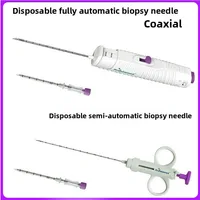 Aiguille de biopsie jetable, aiguille de biopsie semi-automatique coaxiale, aiguille d'échantillonnage de tissus mous de sein deleen de rein de foie 1