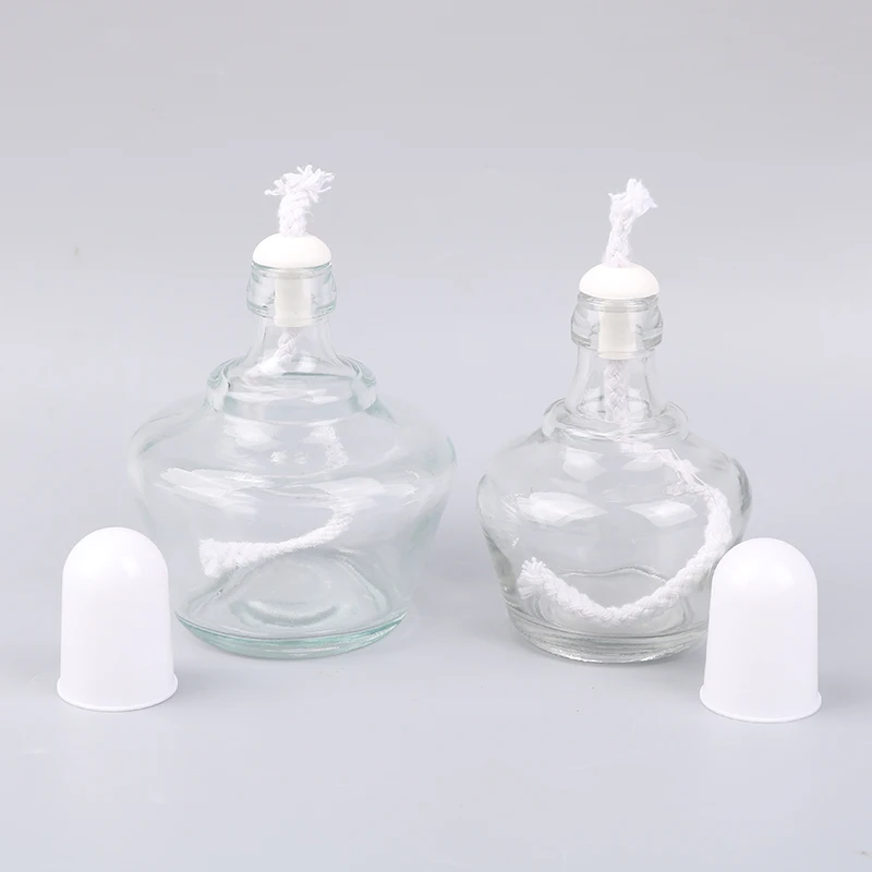 1pc 150/250ml Spirit Lamp Thicken Glass Alcohol Burner With Wick Chemical Heating Medical Glassware Dental Lab Material Light