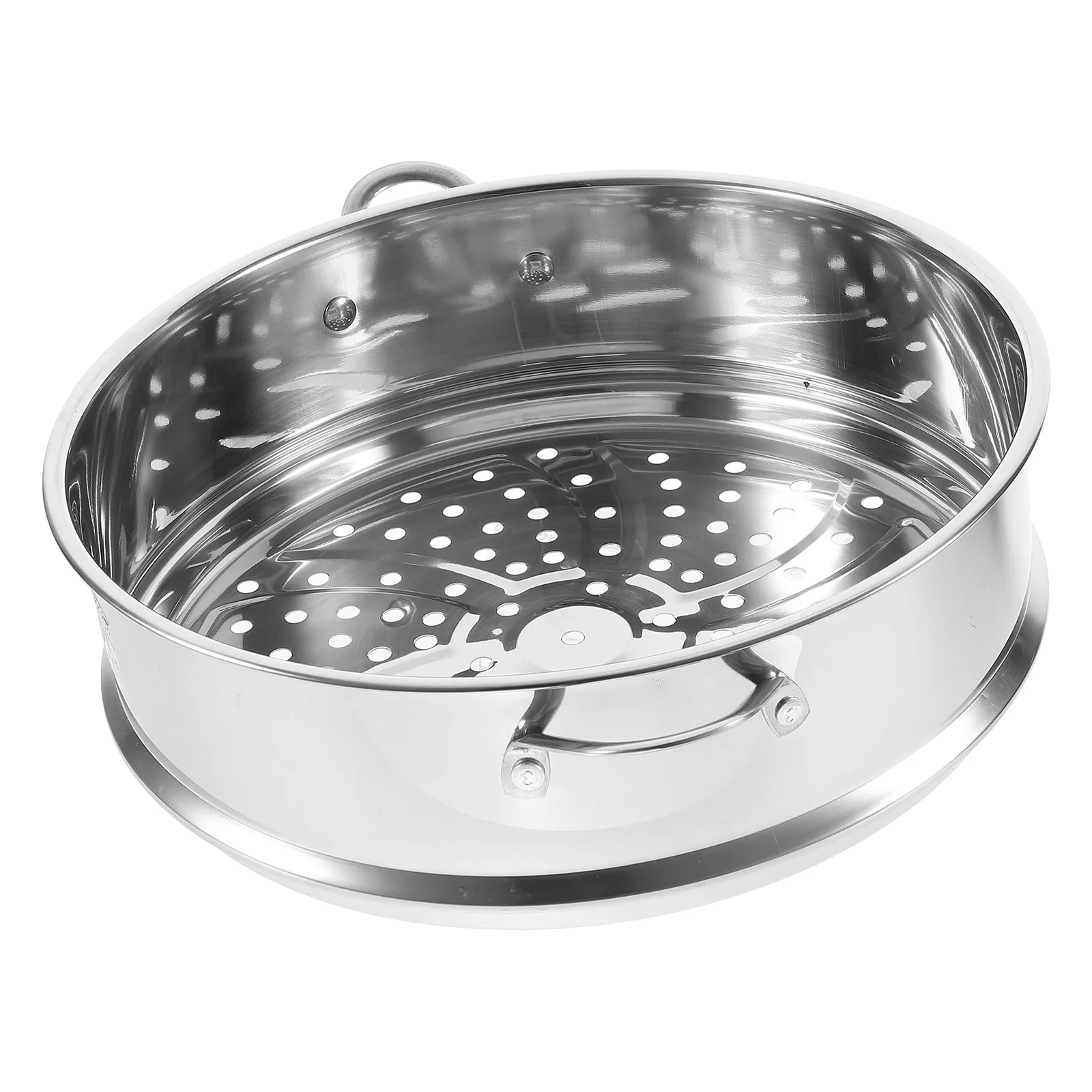 

Stainless Steel Multi-Functional Steamer with Double Ear Food Steaming Grid Rice Cooker Pot Drain Basket Kitchen Cooking Tools