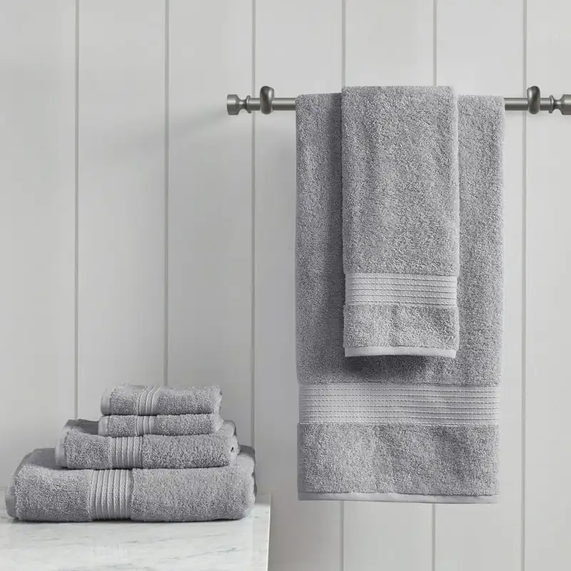 

Organic 6 Piece 100 Percent Cotton Towel Set