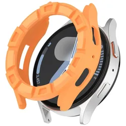 Enhanced TPU Silicone Bumper Protector - Galaxy Watch 7 44mm (Orange)