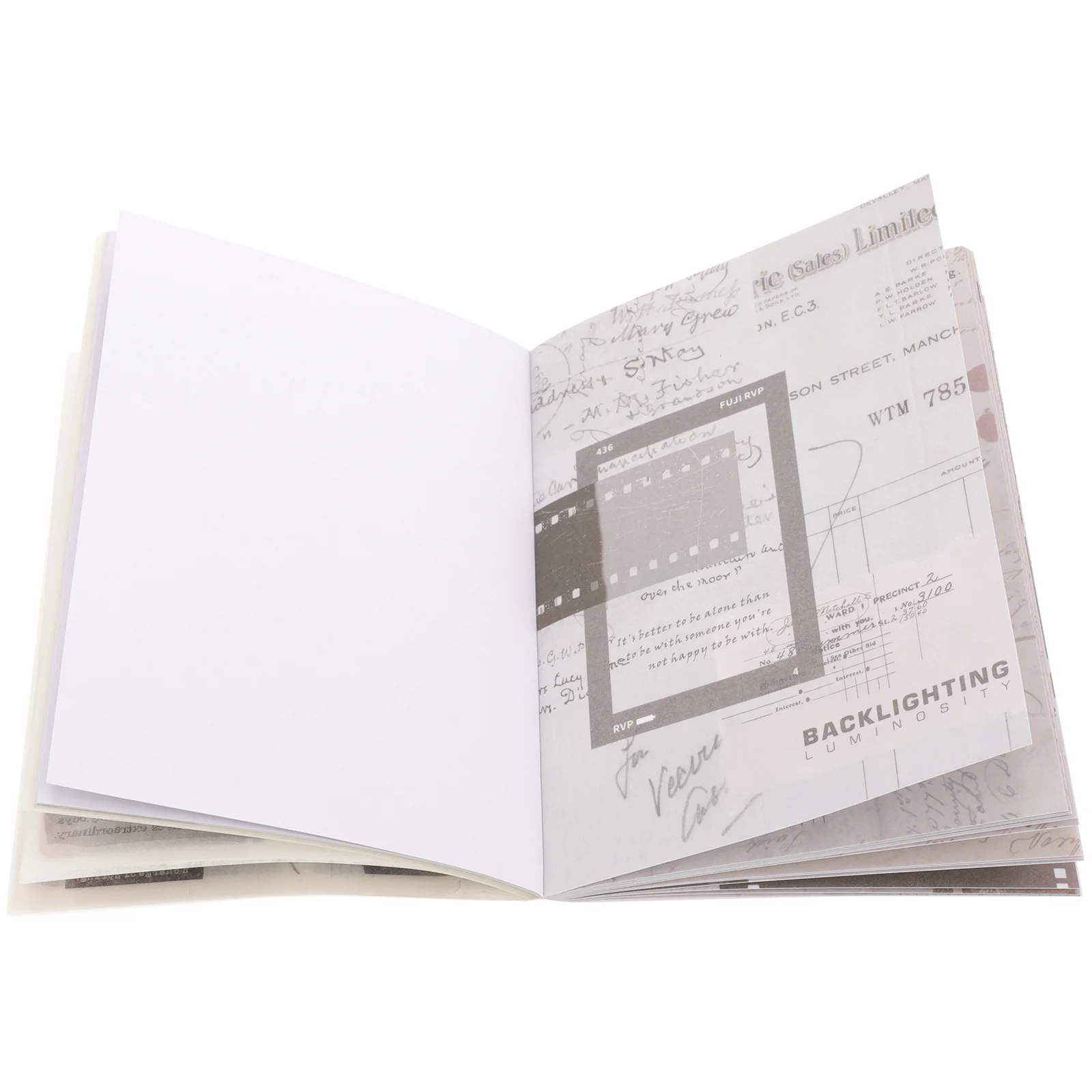 

1 Book of Decorative Scrapbooking Stickers DIY Stickers Decors Adhesive Stickers Vintage Pattern Decals