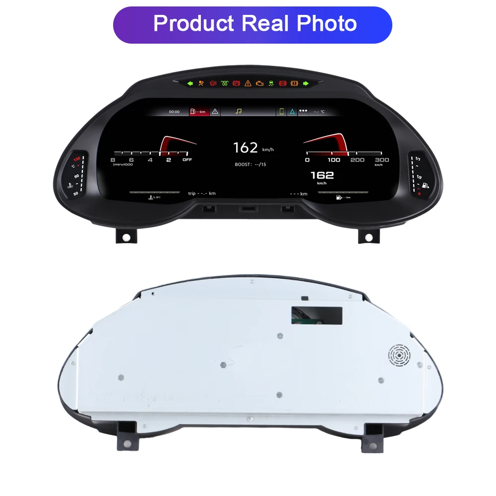 아우디 Q5 2009-2018용 카바 LCD 디지털 계기판 클러스터 LCD 속도계 계기판 CarPlay/안드로이드 오토 무선