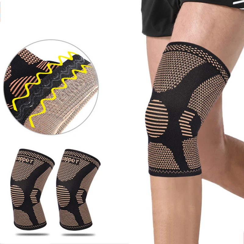 1pc Copper Knee Support Pad Braces For Arthritis Joint Pain Relief