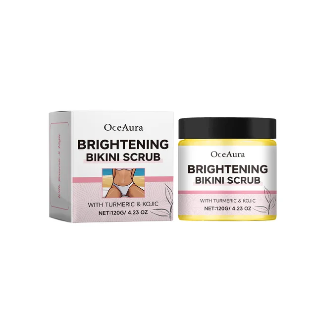 Scrub schiarente per il corpo con vitamina Pulizia profonda Ascelle Rimuove lo sporco Migliora lo sbiancamento Esfolia la pelle morta Scrub per la cura delle parti intime 2