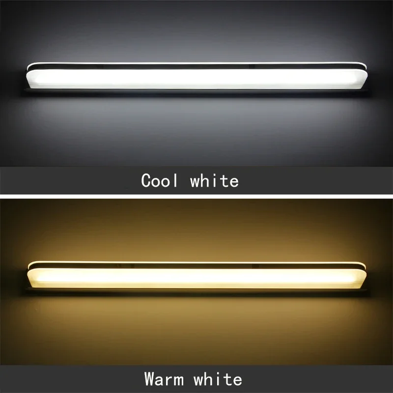 LED Wall Lamp Waterproof LED Mirror 9W 12W Front Light AC220V Wall Mounted Bathroom Liviling Room Bedroom Makeup