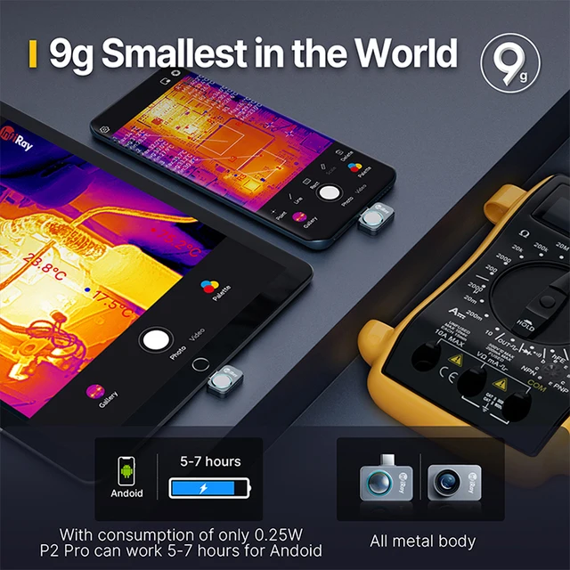InfiRay P2 Pro 携帯電話赤外線サーマルイメージャ サーマル InfiRay P2 Pro 携帯電話赤外線サーマルイメージャ サーマル