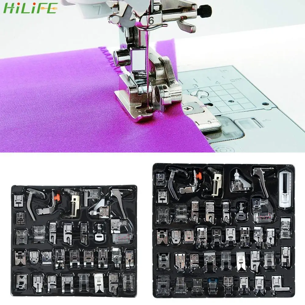 Presser Feet Kit Set Multifunction 32/42Pcs For Brother Singer Janome