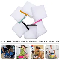 6pcs Foldable Portable Laundry Bags Travel Mini Mesh Bags Clothes Washing Net Storage Bags Pouches For Delicates Bras 1
