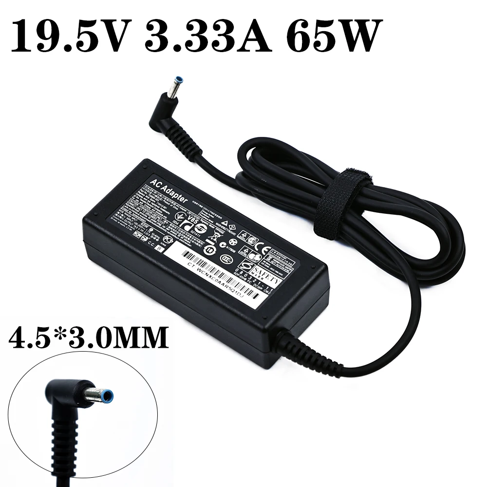 

Зарядное устройство для ноутбука HP Envy 17-j010us Pavilion 15-j000 Chromebook 11 G4 G5 EE 14 G3 19,5 4,5