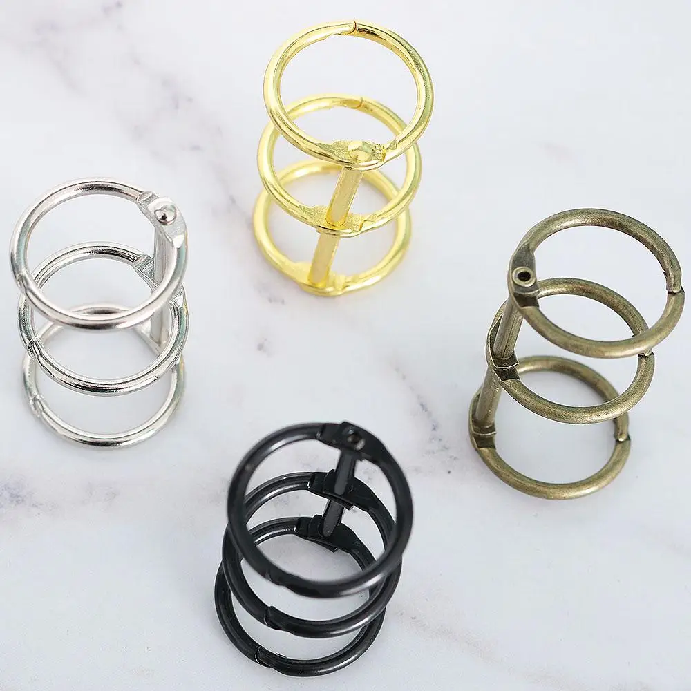 2pcs Hot Vintage Fashion Refillable Stationery Spiral Ring Loose Leaf Ring Notebook Binder