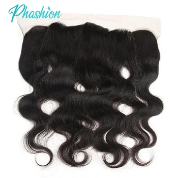 Phashion 26 28 30 Inch 13x6 13x4 Lace Frontal Only Pre Plucked Swiss Transparent Long Full Front Body Wave 100% Remy Human Hair 1