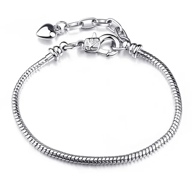 High Quality Silver Snake Chain Fine Pandora Bracelet 925 Fit European Authentic Charm Bracelet for Women DIY Jewelry Making 2