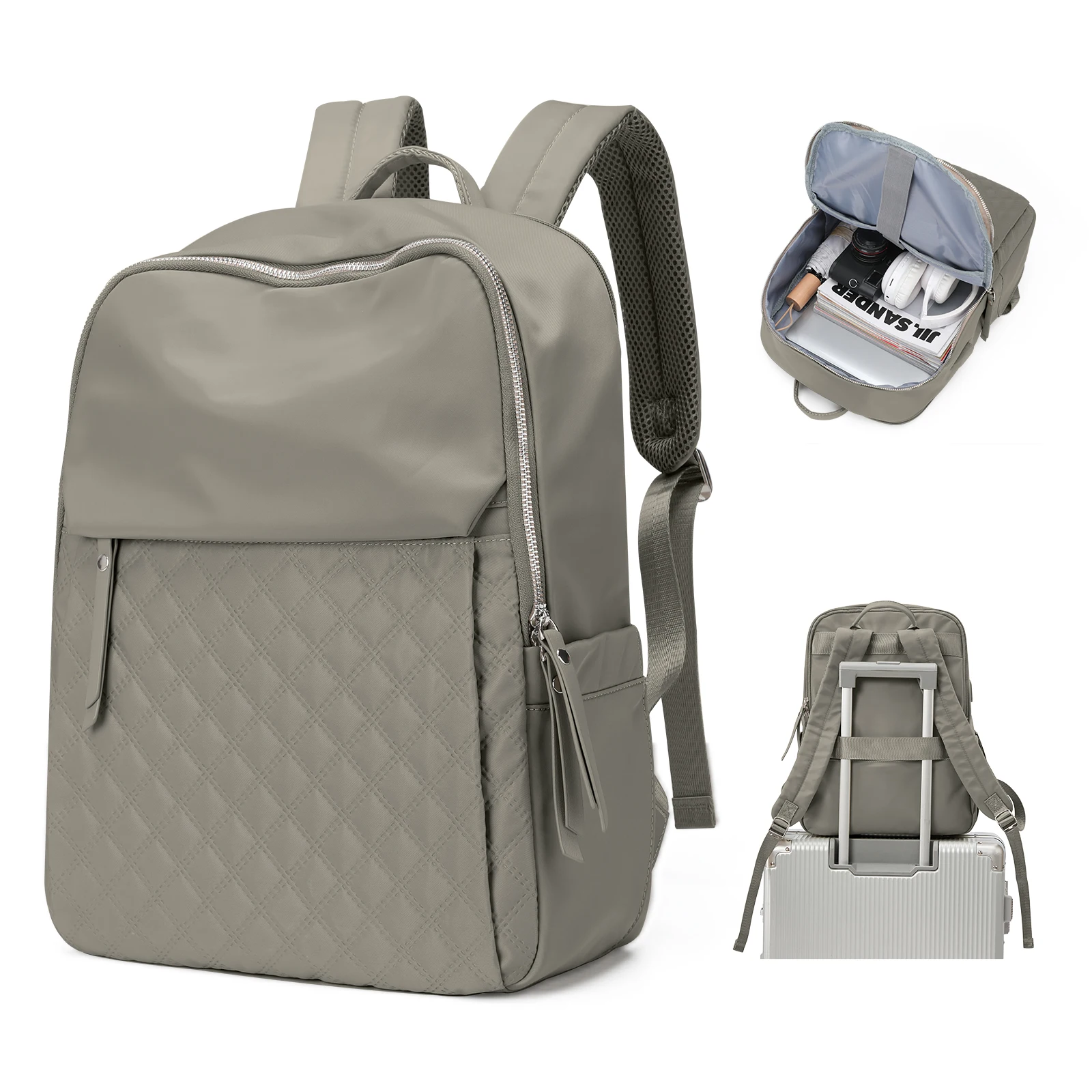 New Fashion Trend Women's Bags Travel Laptop Backpack, College School Backpack Casual Bags, Commuter Computer Backpack for Work