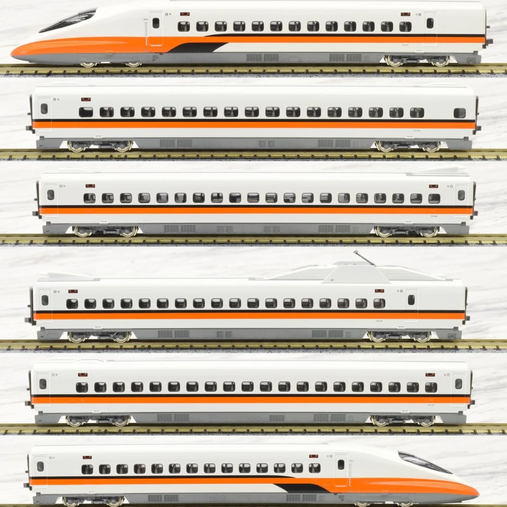 KATO 10-1476・1477 台湾高鐵700T N Scale Kato 10-1476 THSR 700T 6-Car Set NIB Taiwan High-Speed