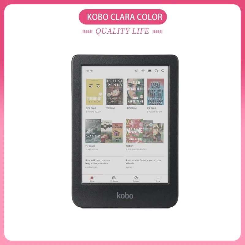 Kobo Clara Color 電子ブックリーダー (16G) 6 インチ防水ポータブル e