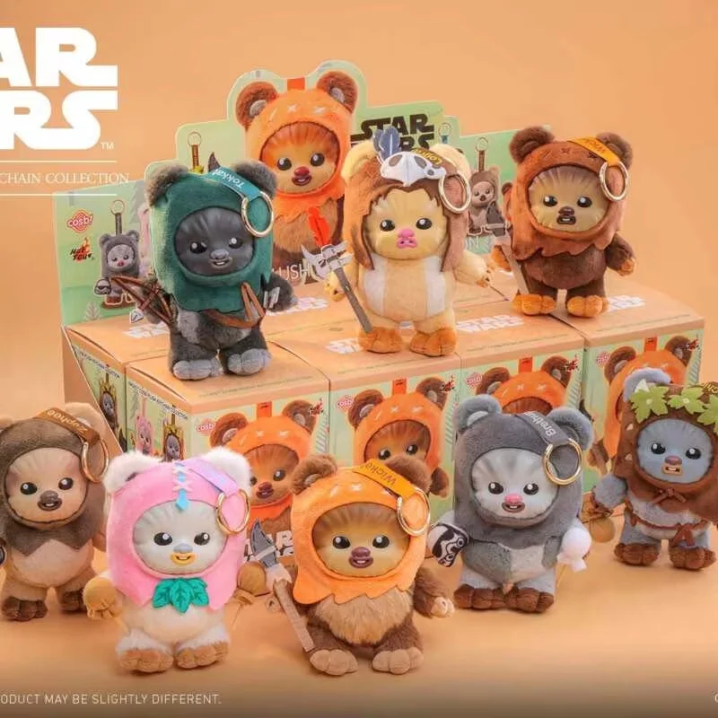 Hot Toys 2025 New Original Star Wars Ewok Cosbi Plush Blind Box
