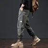 Men's Relaxed Fit Stretch Cargo Pant with Multi-pocket High Street Straight Tube Loose Outdoor Hiking Jogger Work Sweatpants 6