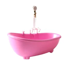 

Electric Water Spraying Bathtub Swimming Pool with Sprayer without Battery for Doll )