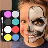6 Colors Halloween Face Body Painting Non Toxic Safe Water Paint Oil Black Red Yellow Painting Cream Christmas Makeup Party Tool 1