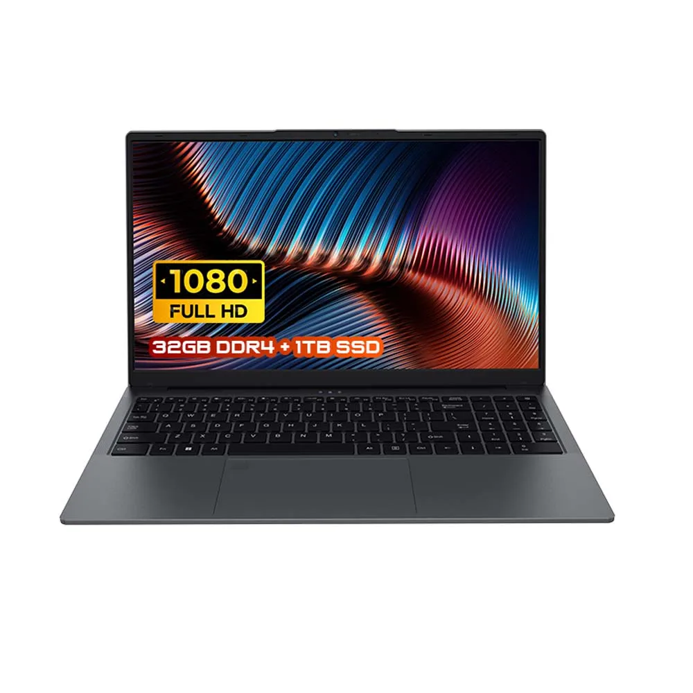 Portátil Ninkear A15 Plus AMD Ryzen ™   7 5825U 15.6" IPS FHD Notebook 32G DDR4 1TB SSD Windows 11 Wifi 6 Computadora portátil para juegos