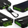 Solar Power Bank 10000mah Portable Waterproof External Battery Powerbank 20000 mah Phone Charger LED PoverBank For iphone huawei 6